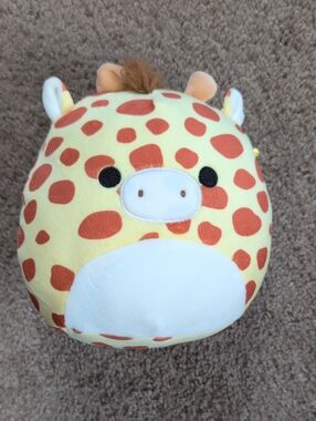Squishmallows Yellow and Orange Giraffe Plush